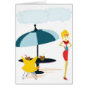 Party Girl in Pink Rainbow cards