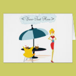 Party Girl in Pink Rainbow cards