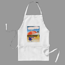 Party Girl in Yellow aprons