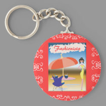 Party Girl in Yellow keychains