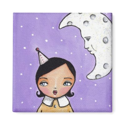 Party Girl Magnet by adrisart