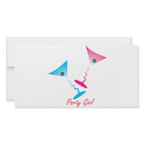 party girl photo cards