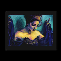 Party Girl - Postcard postcards