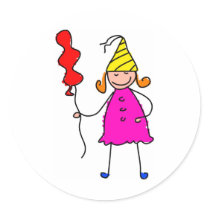 party girl stickers