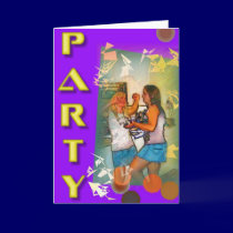 Party Girls Party Invitation cards