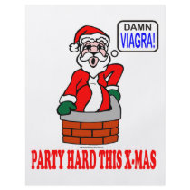 PARTY HARD THIS X-MAS! PERSONALIZED FLYER