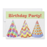 Party Hat Birthday Party Invitation