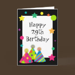 Party Hats 29 Again? Card cards