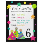 Party Hats Invitation Letterhead