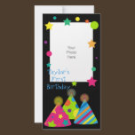 Party Hats Photo Card photo cards