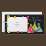Party Hats Photo Card photo cards