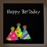 Party Hats Square Envelope envelopes