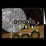 Party In Fabulous Las Vegas Card cards