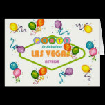 Party in Fabulous Las Vegas Card cards