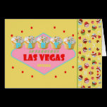 PARTY In Fabulous Las Vegas Cupcake Card cards