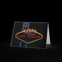 Party IN Fabulous Las Vegas Gingerbread Man Card