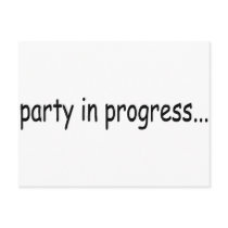 Party In Progress Postcards