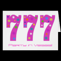 Party in Vegas! Card with Hip 7's PiNk