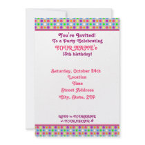 Party Invitation by thepinkschoolhouse Party Invitation