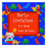 Party Invitation Birthday Boys Girls Children