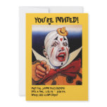 PARTY INVITATION CLOWN ~ EASY TO CUSTOMIZE!