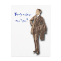 Party Invitation Postcards