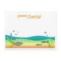party invite - beachy postcards