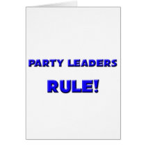 Party Leaders Rule! cards