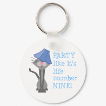 Party, life number NINE! Keychain