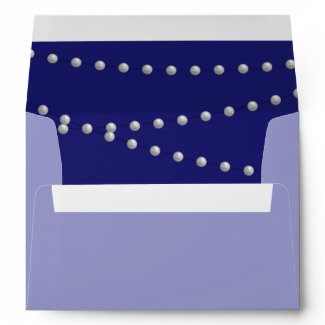 Party Lights on Blue Envelope envelope