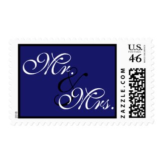 Party Lights on Blue Stamp stamp