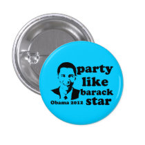 Party LIke Barack Star buttons