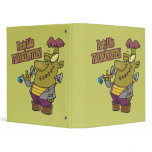 party like frankenstein cartoon 3 ring binder