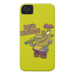 party like frankenstein cartoon iPhone 4 Case-Mate cases