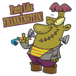 party like frankenstein cartoon cut outs
