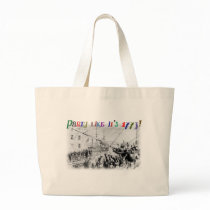 Party like it's 1773! canvas bags