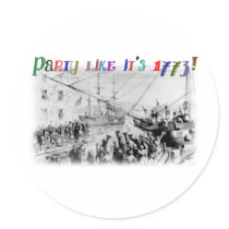 Party like it's 1773! sticker