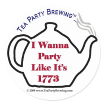 Party Like It's 1773 TP0102 Stickers