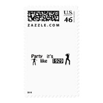 Party like it's 1929 postage by billishirts Party like it's 1929 postage