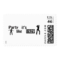 Party like it's 1929 postage