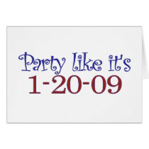 Party Like It's 1-20-2009 cards by worldsfair Party Like It's 1-20-2009 cards