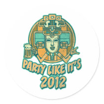 Party Like It's 2012 Sticker