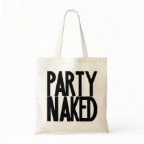 Party Naked Tote Bags