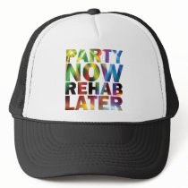 Party Now Rehab late ones party T-shirt! Mesh Hat