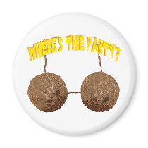 party nuts magnet