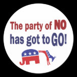 Party of No stickers