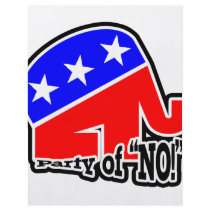 Party of NO (w txt) flyers