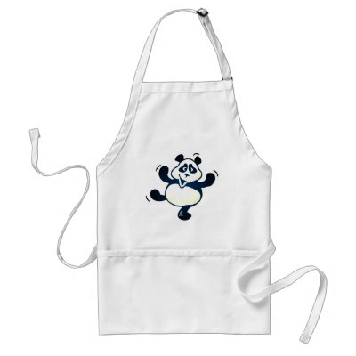 Party Panda Aprons by cardvibes