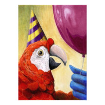 Party Parrot Invitation