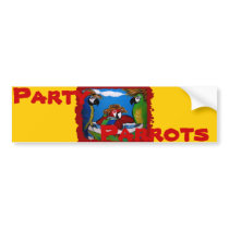 Party Parrot's Cheers Bumper Stickers